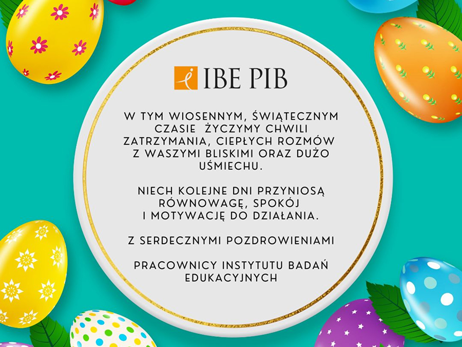 Życzenia wielkanocne od IBE PIB